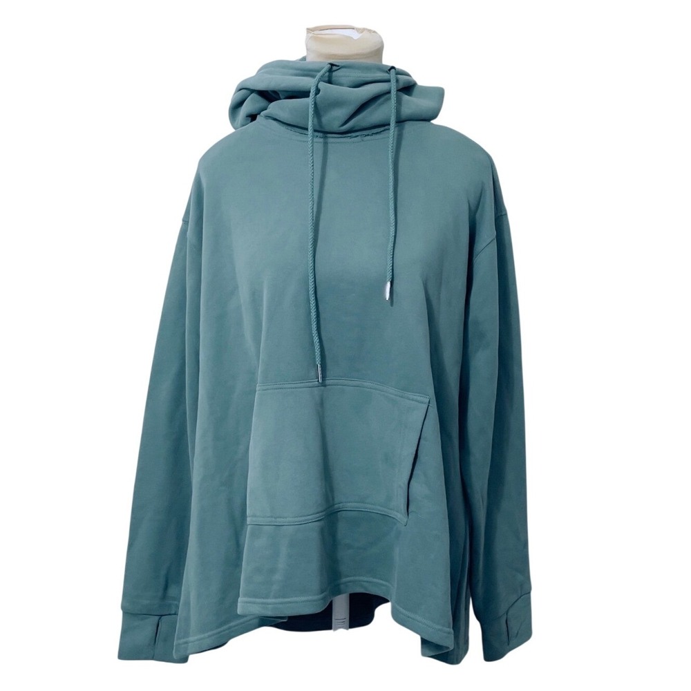 Bluivy Young Contemporary Oversized Hoodie Size S Sage Green Athleisure Basic‎